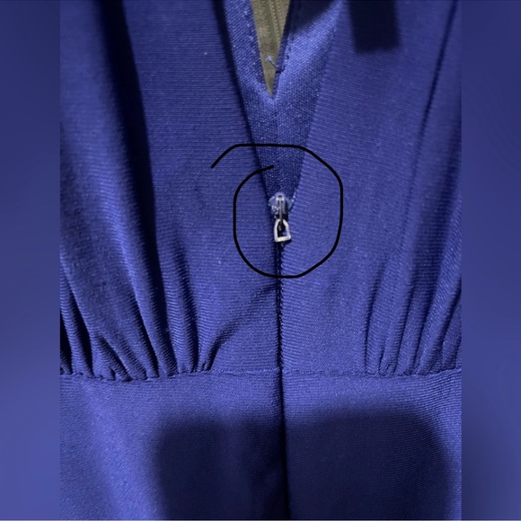 R & M Richard Maxi Dress Long Sleeveless Long Gown With Beaded Waist.Sz 10.NWT - Picture 12 of 16